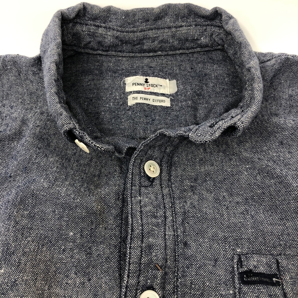 Penny Stock Men’s LS Button-Down Shirt.
